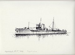 84-Torpedoboot '81T' - 1914 . Torpediniera 