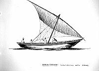  Somalia Francese - imbarcazione detta zaroug