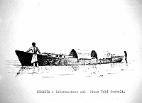  Somalia - imbarcazione sul fiume Uebi Scebeli