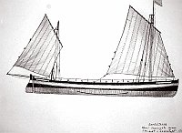  Inghilterra - Yawl impiegato come life-boat  -  Lowestoft, 1861