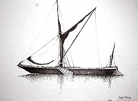  Inghilterra - old ballast barge, 1903