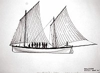  Inghilterra - Manica e Mare del Nord. Zulu attrezzato a lugger. Battello da salvataggio, pilotaggio e pesca costiera