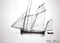  Francia - Bretagna - Scialuppa Grèsillon da 30 t Belle Isle - pesca del tonnoParticolare di attrezzatura di thonier bretone