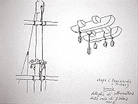  Grecia - skafe (Damianidis e Trikas) - dettaglio di attrezzatura della vela di gabbia