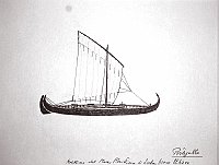  Portogallo - barco ilhavo - modellino del Museo Marittimo di Lisbona
