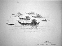 Vietnam - pescherecci sul Mekong