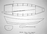  Hong Kong - barca cinese, A) pagaia, B) remo-timone, c) specchio di poppa