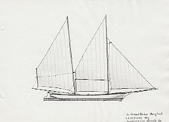 134 Maryland - St. Michael Harbour - Chesapeake Bay - imbarcazione derivata da canoa indiana 