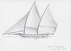 136 Baia di Chesapeake - sailing canoe - 1929 
