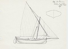 188 USA - San Francisco - felucca di origine italiana - dago boat - 1887 