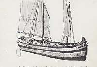 205 Cesenatico - trabacolo da pesca barchet - modello ottocentesco Museo Etnografico di Forli' 