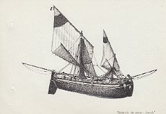 109-Trabacolo da pesca - 'bacolo' - da modellino del Museo del Mare di Trieste 