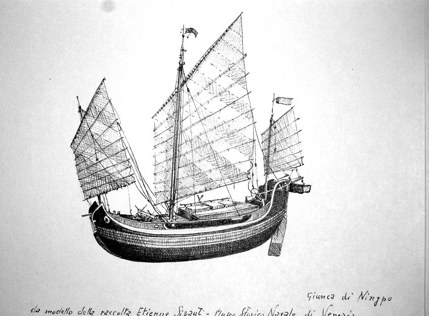 Giunca di Ningpo - da modello della raccolta Etienne Sigaut - Museo Storico Navale di Venezia