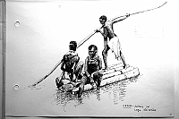  Kenia - zattera sul Lago Naivasha