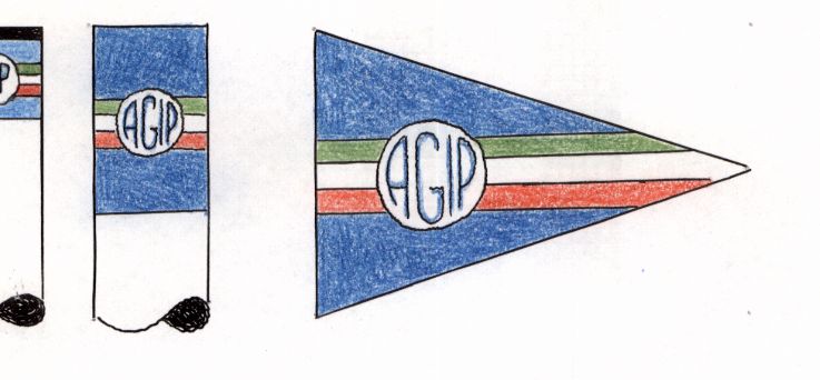 AGIP - Azienda Generale Italiana Petroli - 1955 Genova