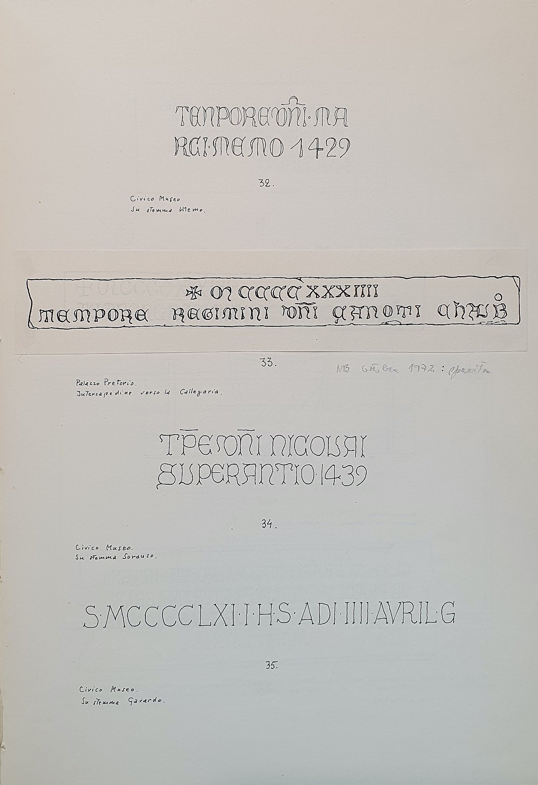 025 Civico Museo 32 - 34 - 35  Pretorio 33
