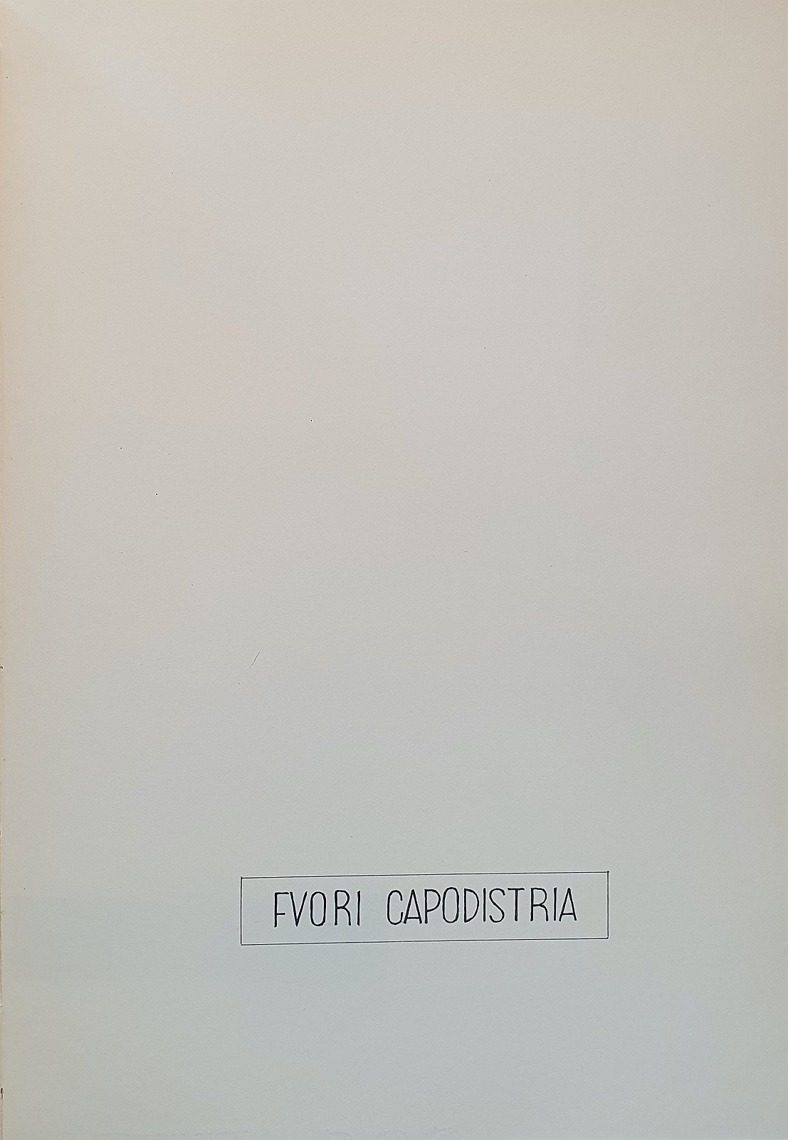 190 Fuori Capodistria