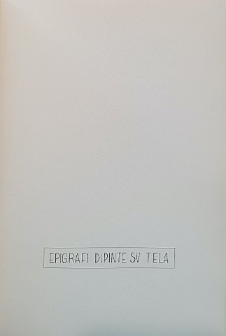 183 Epigrafi dipinte su tela 