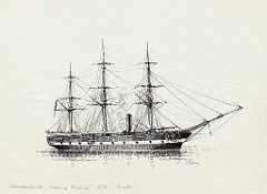 07-Scharubenkorvette 'Erzherzog Friedriech' - 1857 