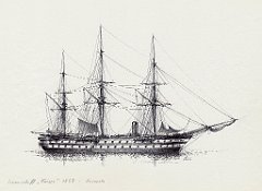 08-Linienschiff 'Kaiser' - 1858 - Pirovascello 