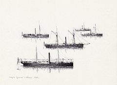 14-Flottiglia lagunare a Venezia - 1864 