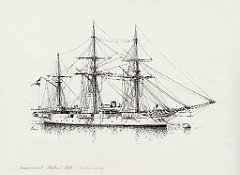 24-Kanonenboot 'Albatros' - 1874 - cannoniera 