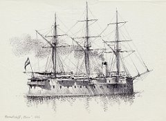 26-Kasemattschiff 'Kaiser' - 1874 