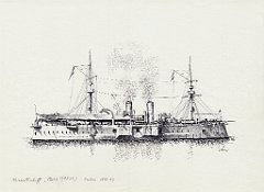 29-Kasemattschiff 'Mars' 1878 - Umbau 1892-93 
