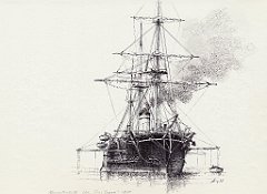 30-Kasemattschiff SMS 'Prinz Eugen' - 1880 