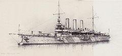 44- Panzerkreuzer 'Kaiser Karl VII' - 1896 