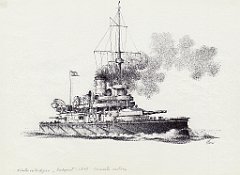 50-Kuestenverteidiger 'Budapest' - 1898 - Corazzata costiera 