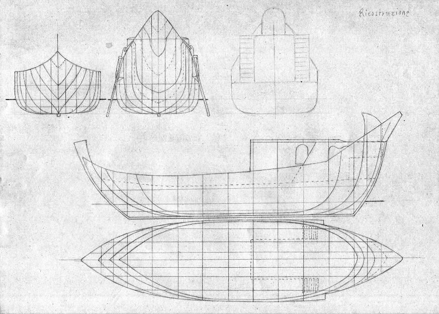 ricostruzione grafica navis honeraria