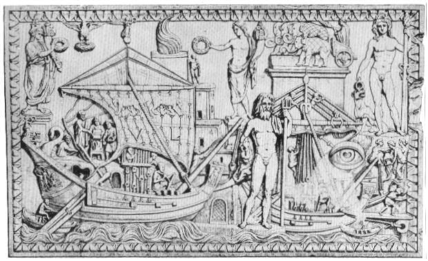 Naves honerariae nel porto di Traiano - Collezione Torlonia, Roma