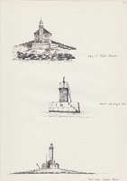 Faro di Punta Peneda, Fanale sullo Scoglio Olivi, Faro sullo Scoglio Porer