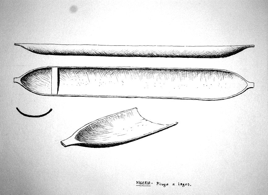 Nigeria - piroga a Lagos