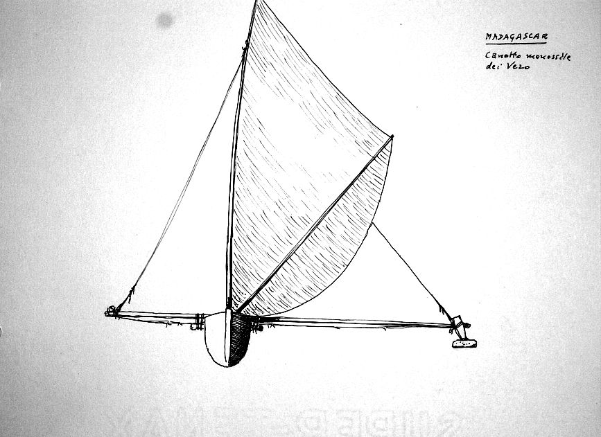 Madagascar - canotto monossile