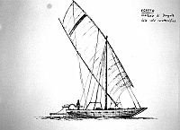  Egitto - markab di Dongola dalla vela caratteristica