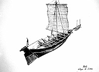  Kenya - mtepe di lamu - da modellino del National Maritime Museum