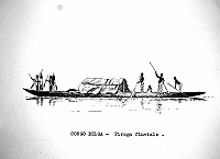  Congo Belga - piroga fluviale