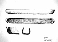  Africa - piroga monossile del Dahomey