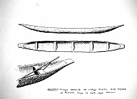 Dahomey (Benin) - piroga monoxila dei villaggi lacustri della Laguna di Nokouè, lungo la Costa degli Schiavi