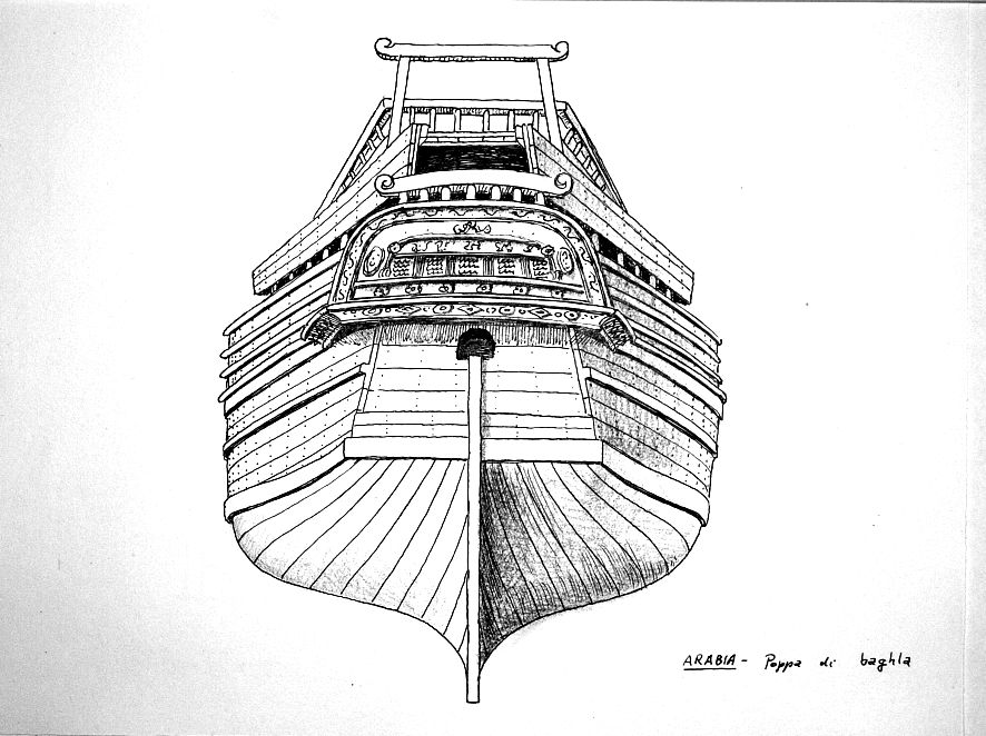 Arabia - poppa di baghla