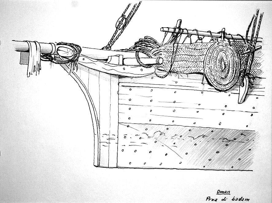 Oman - prua di badam