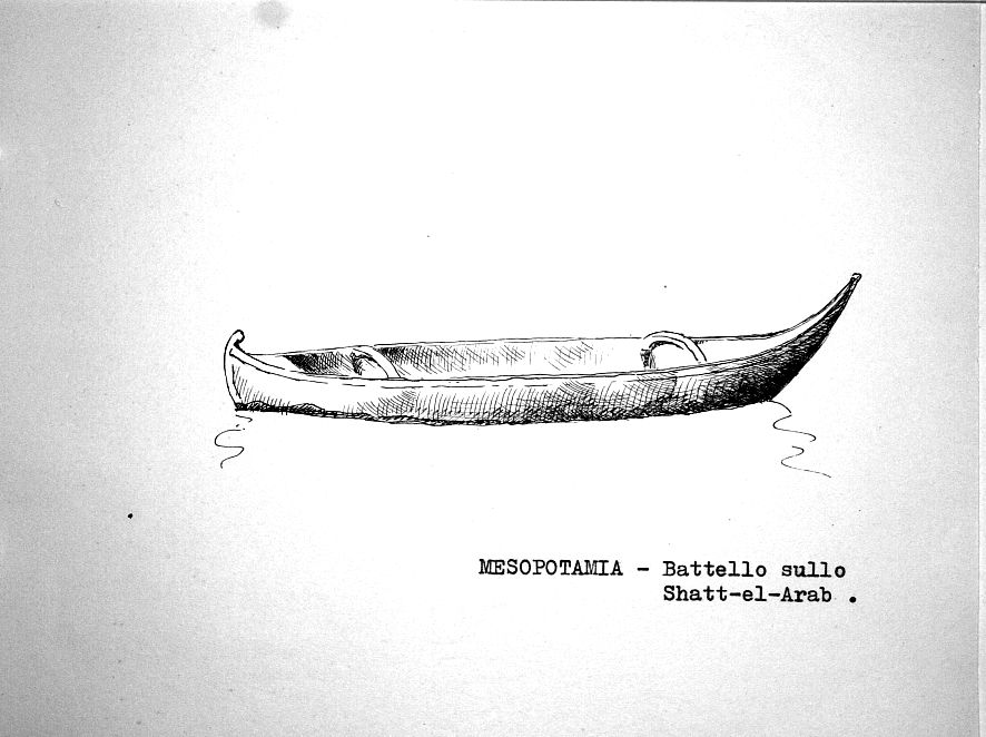 Mesopotamia - battello sullo Shatt-el-Arab