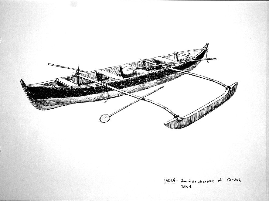 India - imbarcazione di Cochin