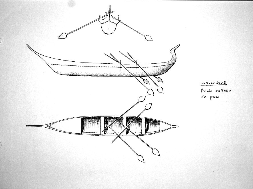 Isole Laccadive - piccolo battello da pesca