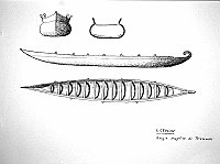  Ceylon - piroga semplice di Trincomali