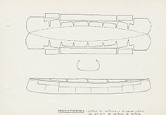 019 America Settentrionale - sistema di costruzione di canoa indiana con piu' pezzi di corteccia di betulla 