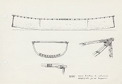 049 Canada - canoa Irochese di costruzione semplificata per usi temporanei 