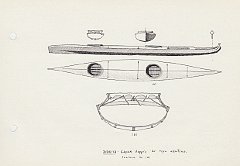 115 Siberia - kayak doppio di tipo aleutino 
